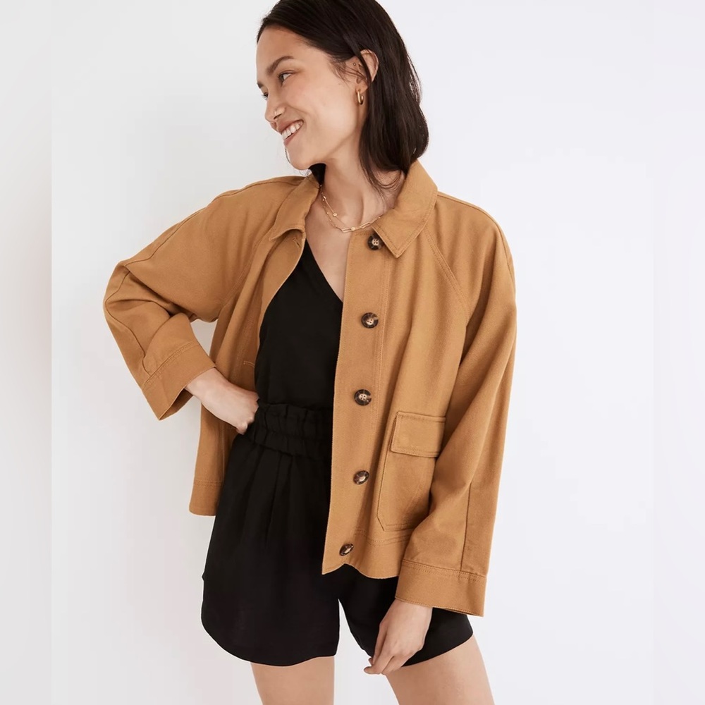Madewell Camel Utility Jacket